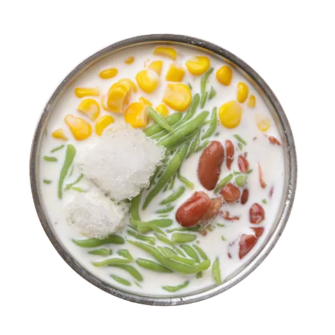 Cendol jagung untuk minum petang