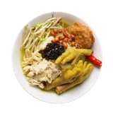 Semangkuk soto, menu sarapan Restoran Mak Kimbong